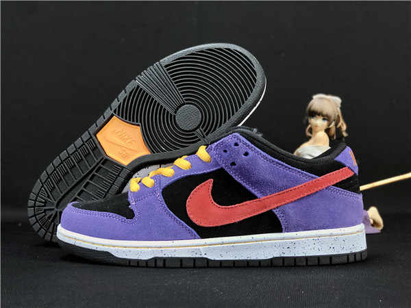 Men's Dunk Low SB Purple/Black Shoes  033